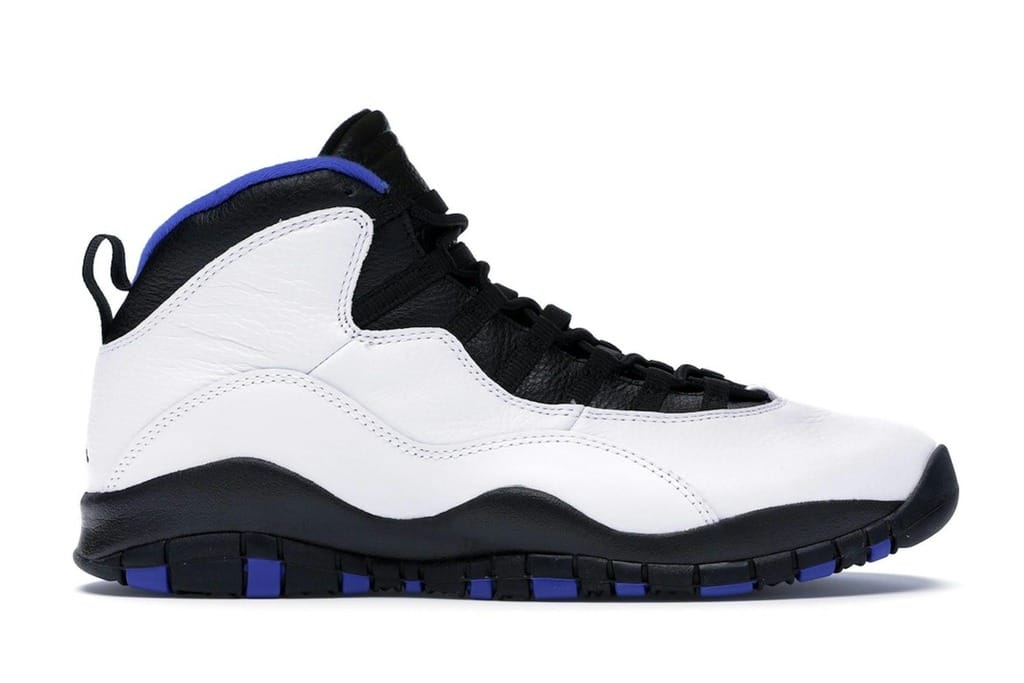 Jordan 10 Retro Orlando White/Black-Royal-Metallic Silver Sneakers