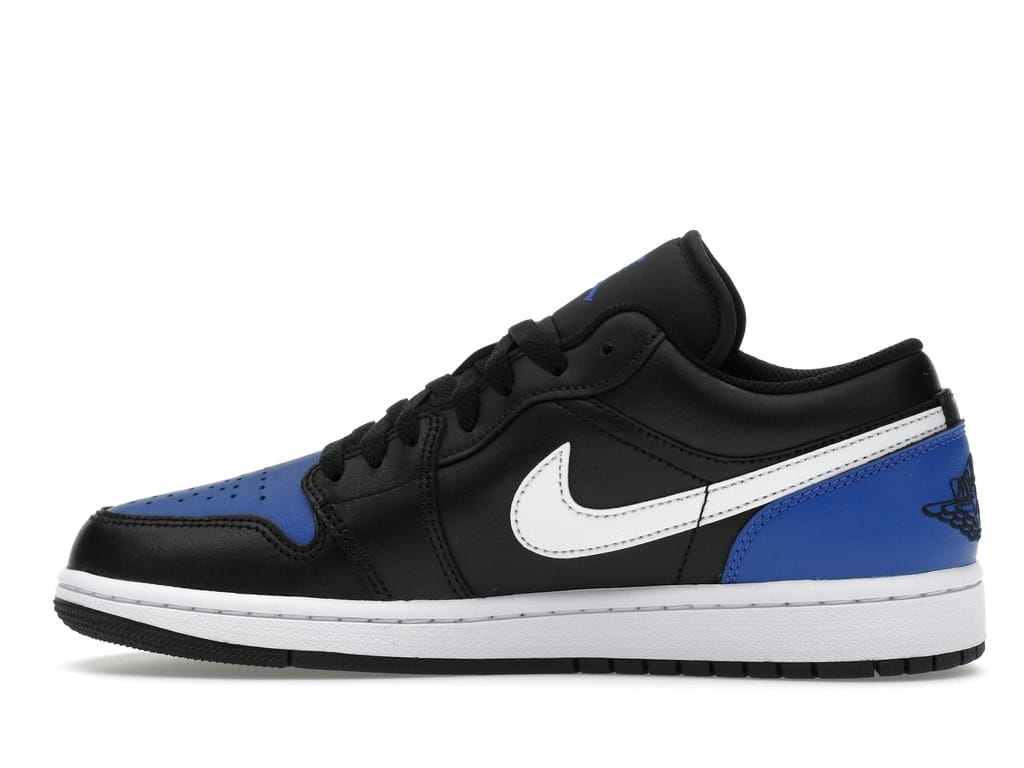 Jordan 1 Low Black Royal Toe Sneakers 553558-042
