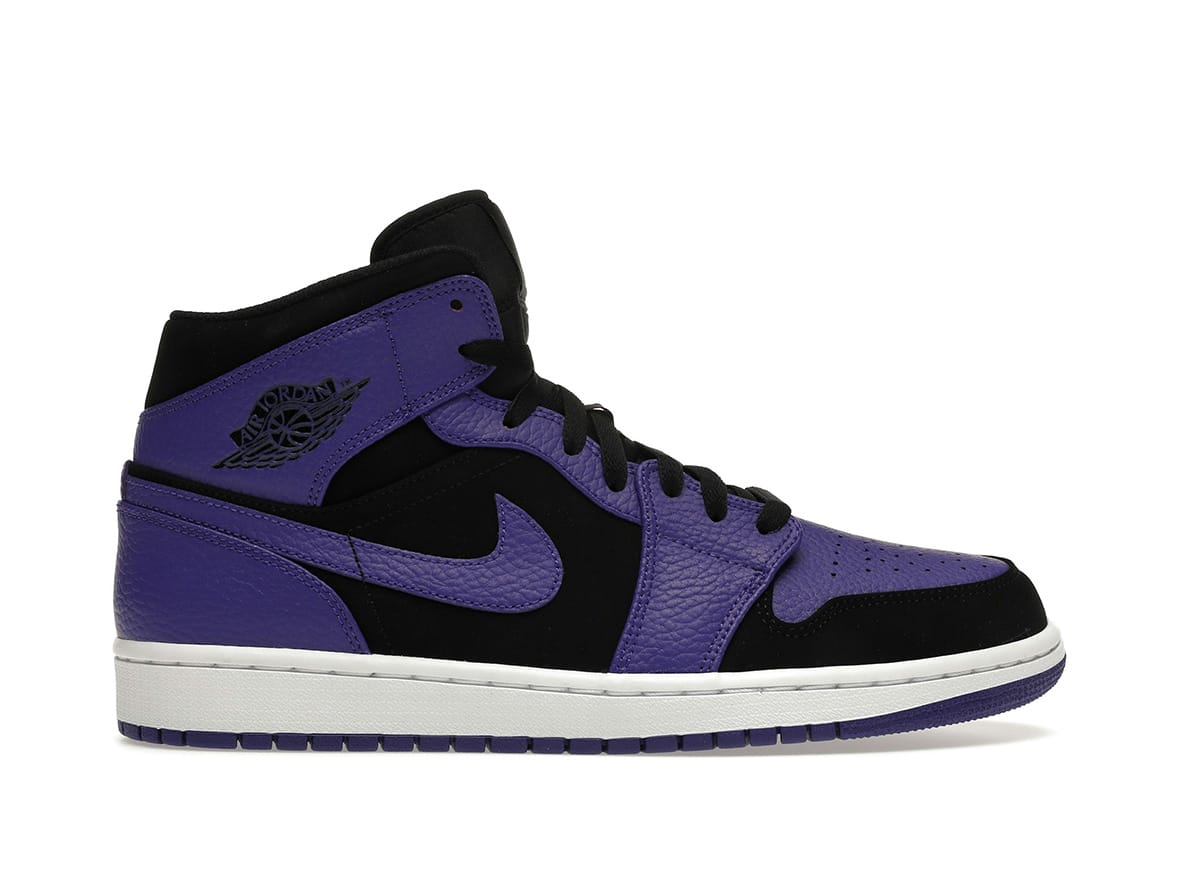 Jordan 1 Mid Black Dark Concord: Stylish Retro Sneaker