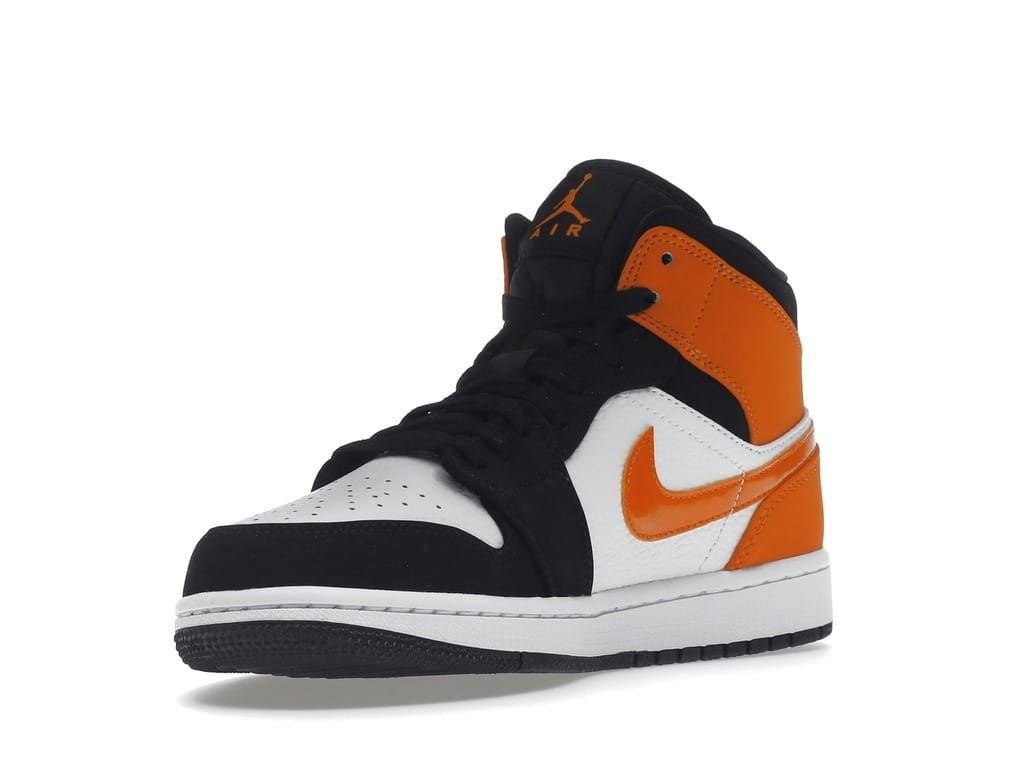 Air Jordan 1 Mid Shattered Backboard 554724-058 Black White Starfish