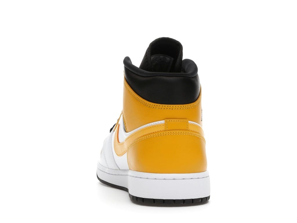 Air Jordan 1 Mid University Gold White Black 554724-170 Sneakers
