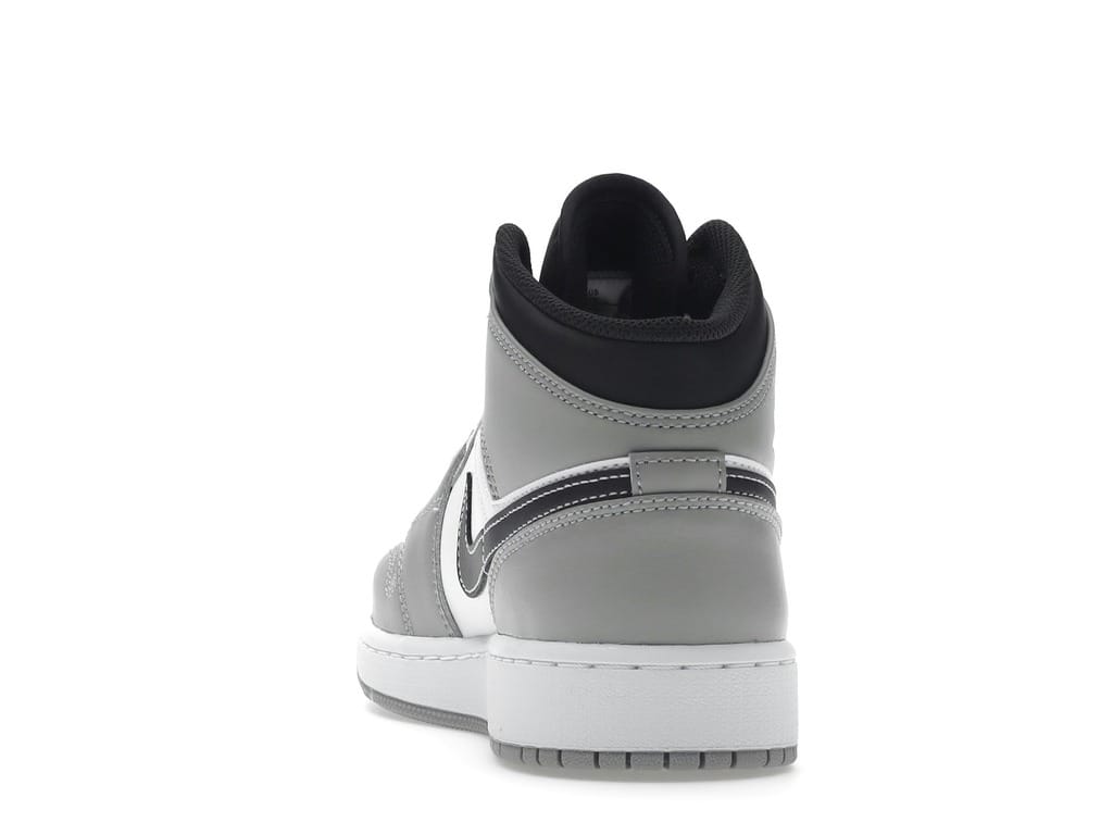 Air Jordan 1 Mid Light Smoke Grey (GS) 554725-078 Grey Black Anthracite White