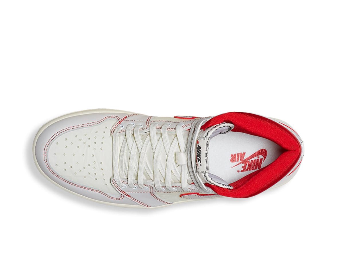 Jordan 1 Retro High Phantom Gym Red Sneakers