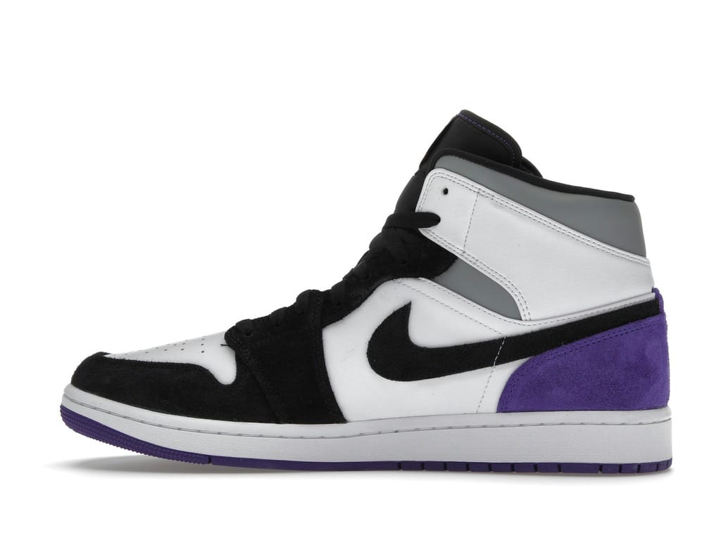 Air Jordan 1 Mid SE Purple White Black Light Solar Flare Varsity Purple 852542-105