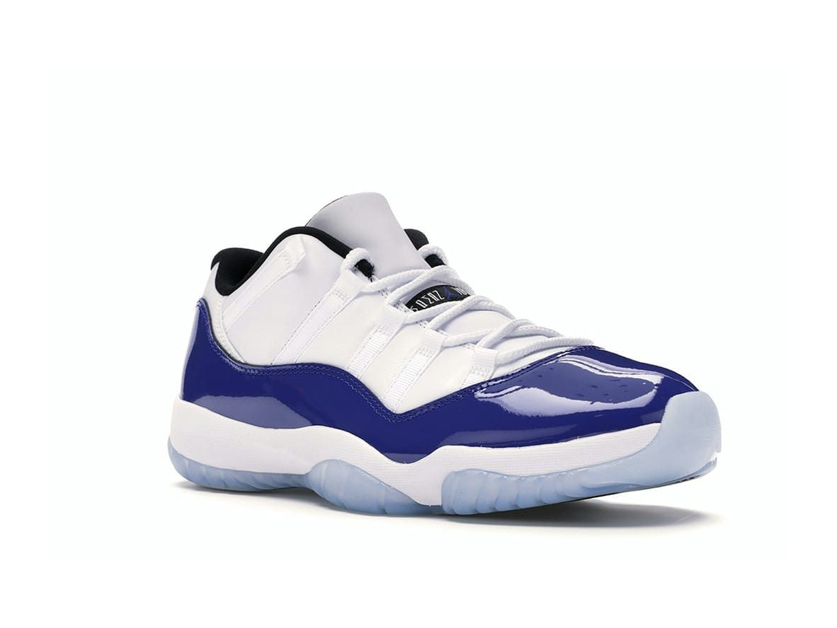 Jordan 11 Retro Low White Concord (Women’s) – Iconic Style Reimagined