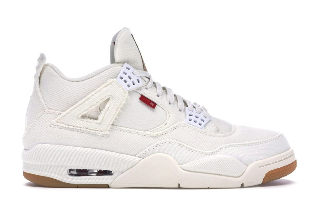 Jordan 4 Retro Levi’s White (Blank Tag) AO2571-100