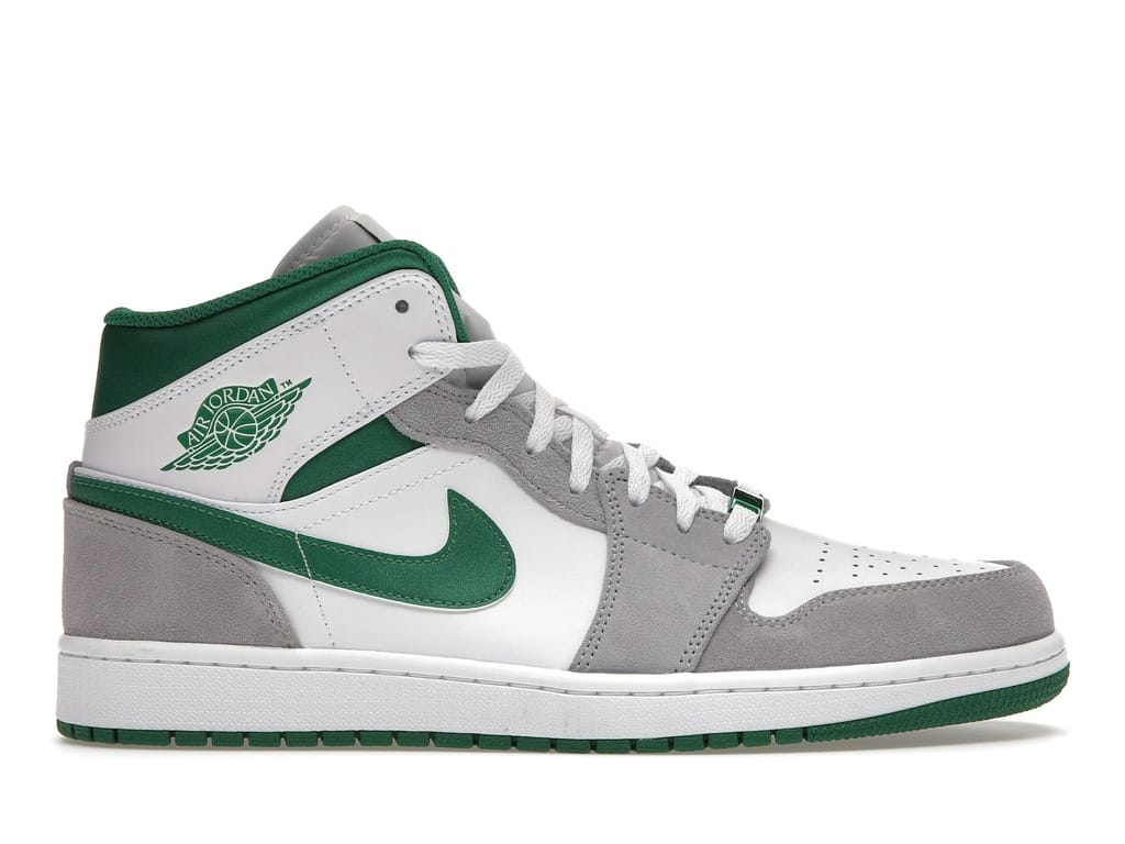 Jordan 1 Mid SE Grey Green DC7294-103 White/Neutral Grey-Lucky Green Sneakers