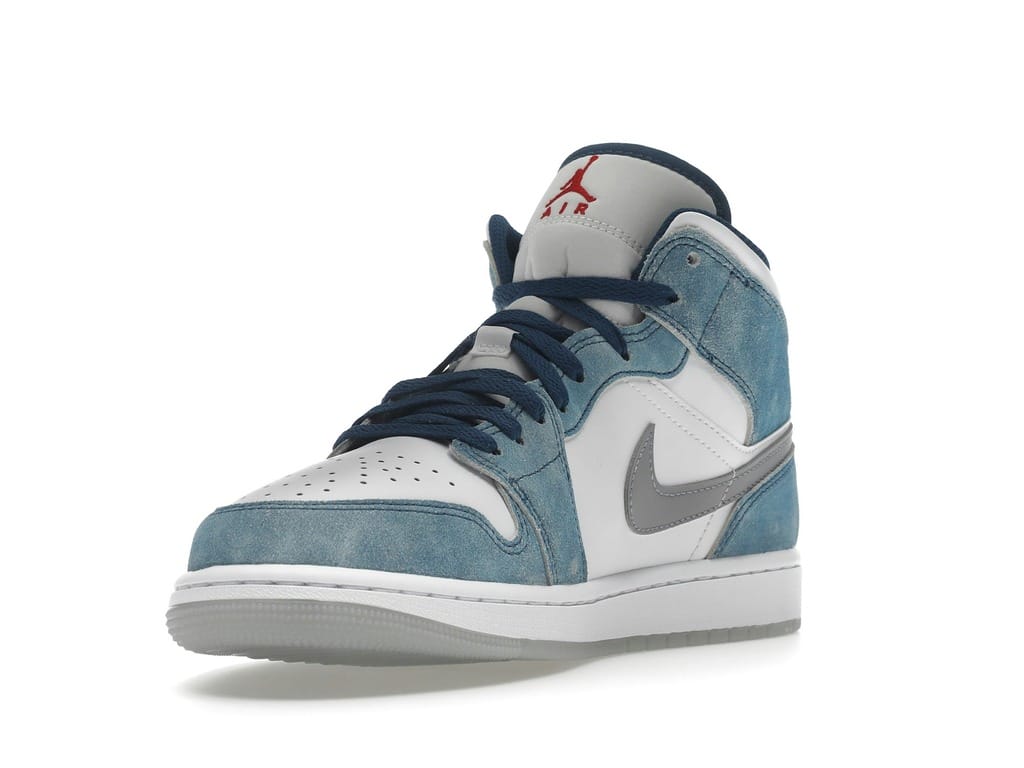 Air Jordan 1 Mid French Blue Fire Red DN3706-401 Sneakers