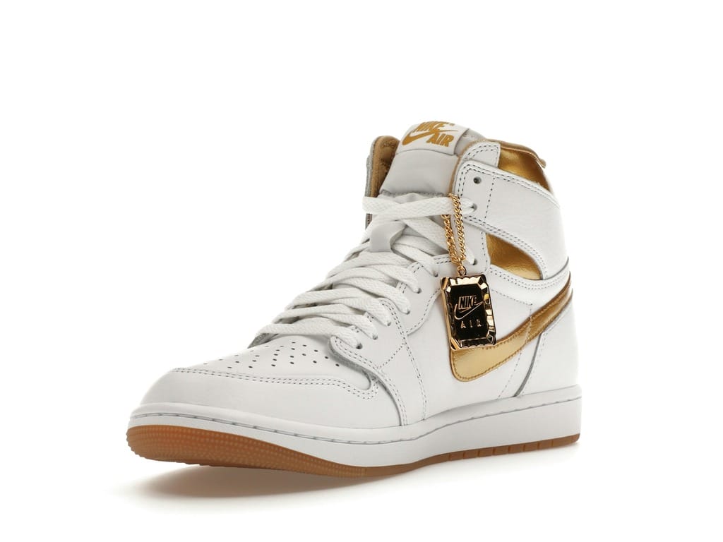 Jordan 1 Retro High OG Metallic Gold Women’s Sneakers FD2596-107