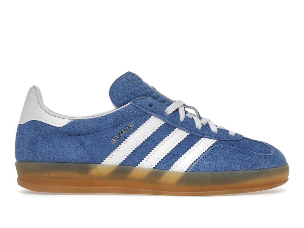 Adidas Gazelle Indoor Women’s Blue Fusion Gum Suede Sneakers HQ8717