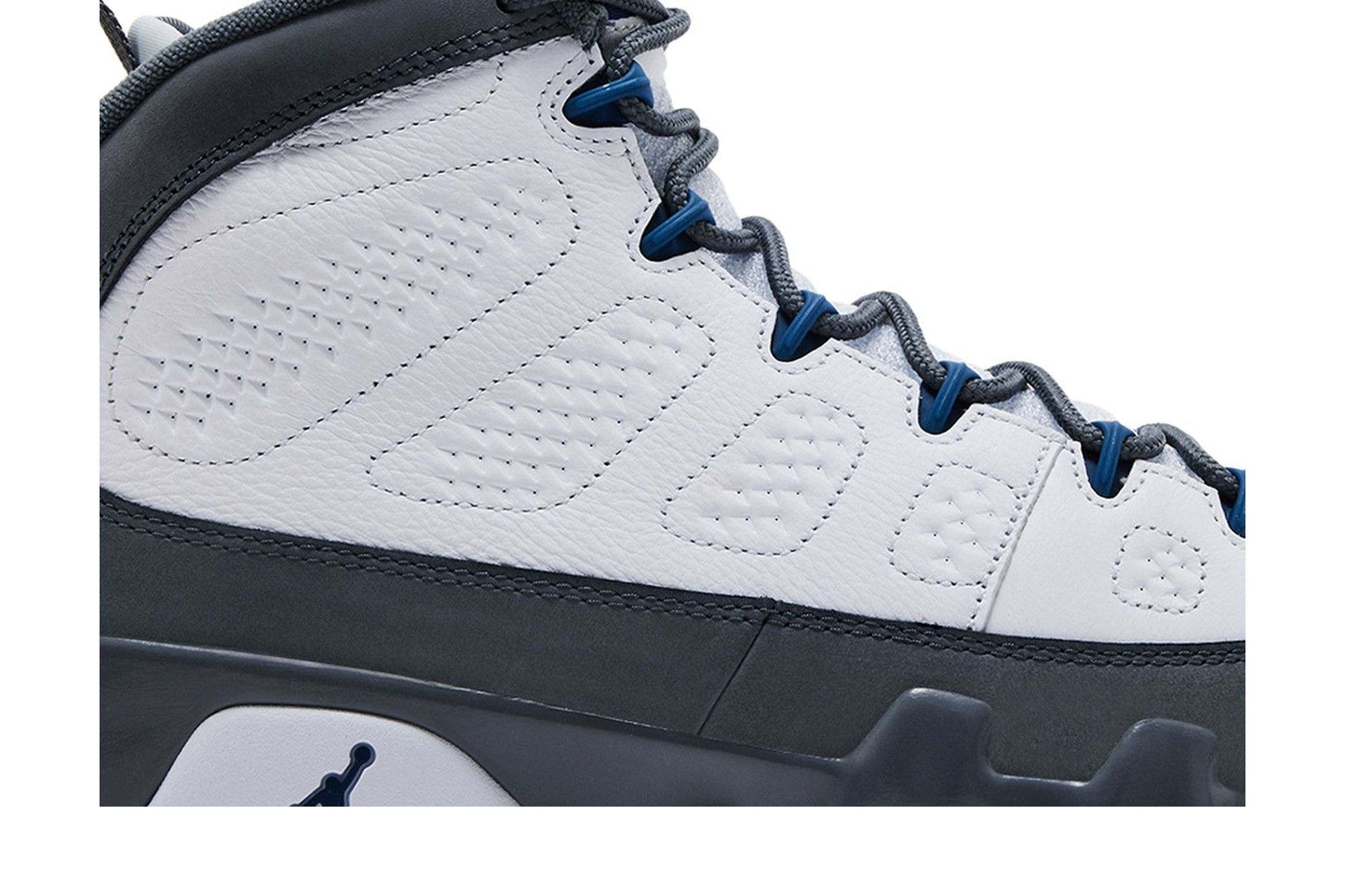 Air Jordan 9 Retro Flint Grey 2026 White French Blue Flint Grey