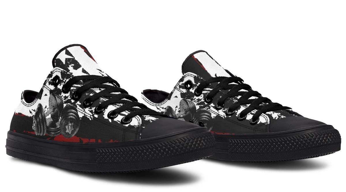 Dumbbell Black Lowtop Sneaker