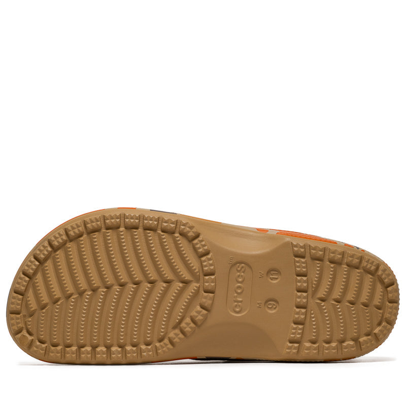 Crocs Classic Duck Camo Boat Shoe - Tan/Shocking Orange