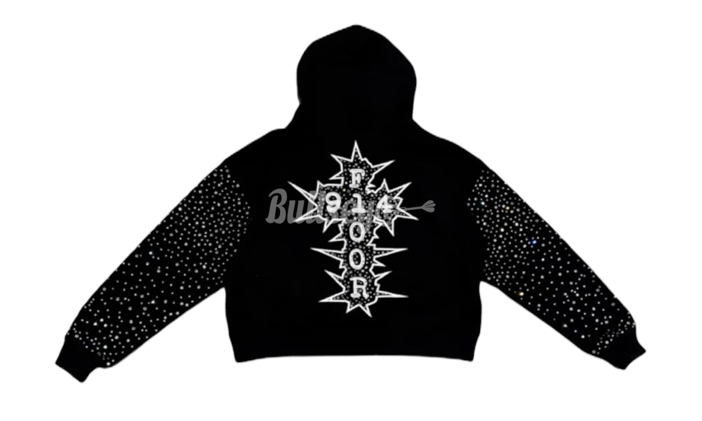 Floor 914 Chromatic Black Zip-Up Hoodie