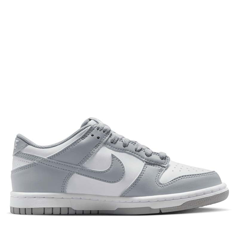 Nike Dunk Low (GS) - White/Light Smoke Grey