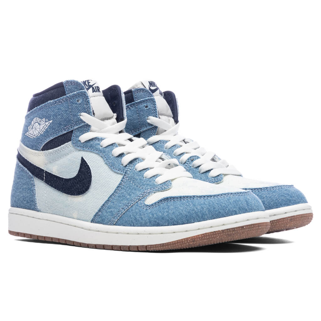 Air Jordan 1 Retro High 'Denim' - Summit White/Obsidian/Summit White