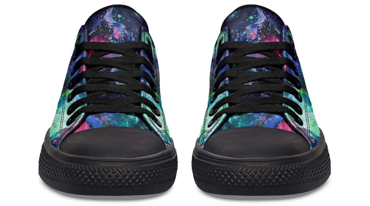 Galaxy Color Black Lowtop Sneaker