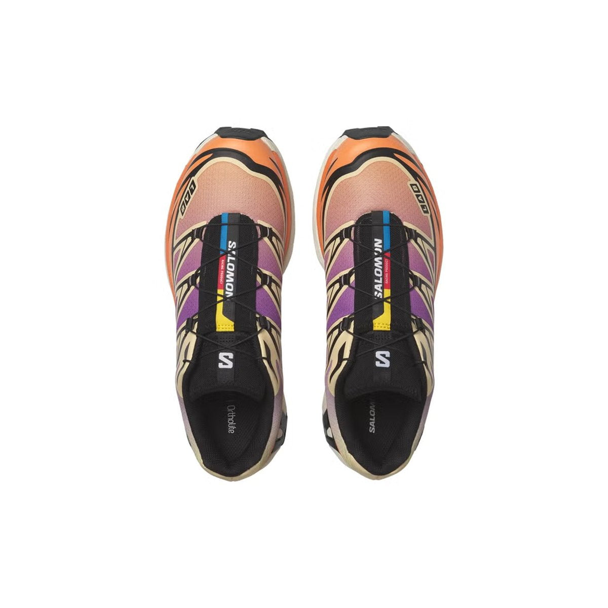 Salomon XT-6 Black Almond Dragon Fire